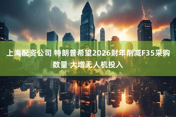 上海配资公司 特朗普希望2026财年削减F35采购数量 大增无人机投入